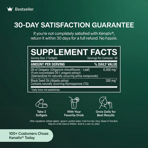 Oregano Oil Soft Capsule